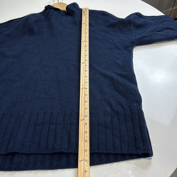 Sweaty Betty Wool/Yak Blend Navy Blue Sweat Size 12 - Picture 5 of 7
